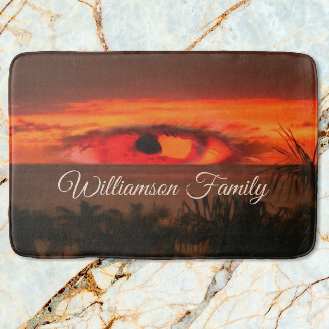 Sunset Eye 2106 Bath Mat (Creator Uploaded)