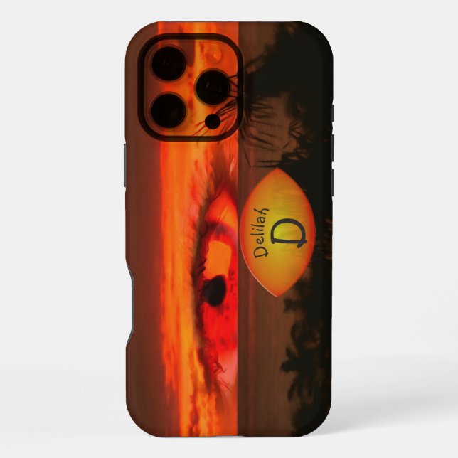 Sunset Eye 2106 iPhone Case (Back)