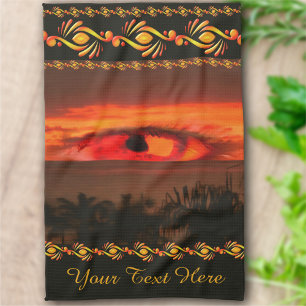 Sunset Eye 2106 Tea Towel