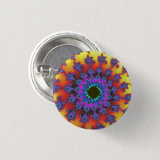 Sunset Eye 3 Cm Round Badge (Front & Back)