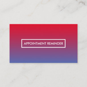 sunset fade appointment reminder