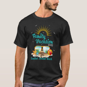 Sunset Family Vacation 2023 Florida Sanibel Island T-Shirt