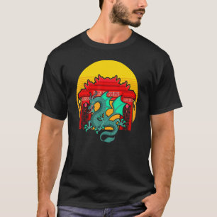 Sunset Fantasy Creature Chinese Culture Mythical D T-Shirt