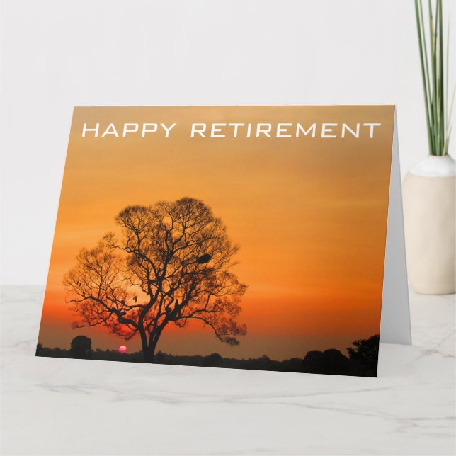 sunset farewell big card (Front)