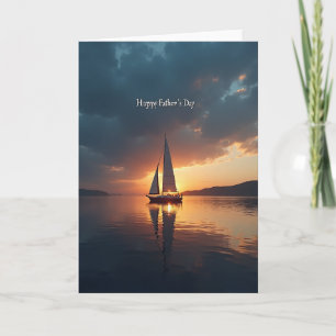 Sunset Fathers Day Card