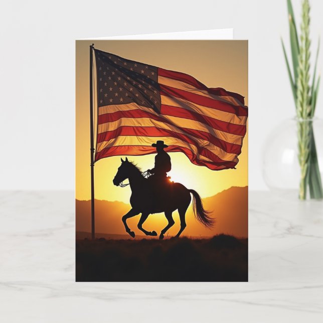 Sunset Fathers Day Rider Card (Front)