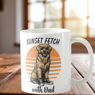 SunSet Fetch/ Golden Retriever Coffee Mug