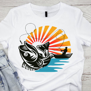 Sunset Fishing Adventure T-Shirt