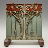 Sunset Flourish Art Nouveau