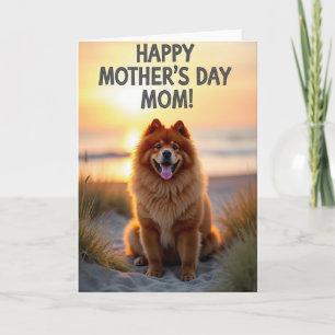 Sunset Fluff Happy Mothers Day Card