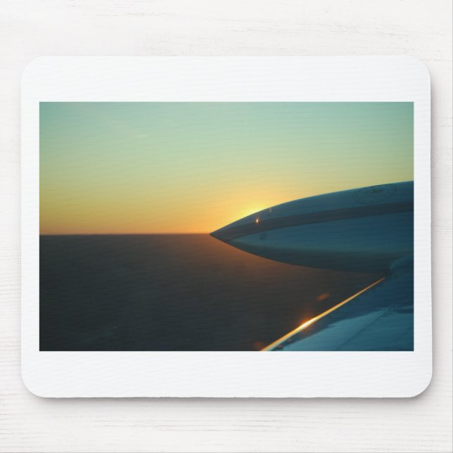 Sunset from Cessna 310 Mouse Pad (Front)