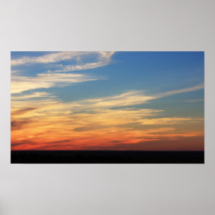 Sunset from Lutes Mountain Poster