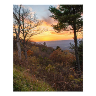 Sunset from Shenandoah National Park Photo Print