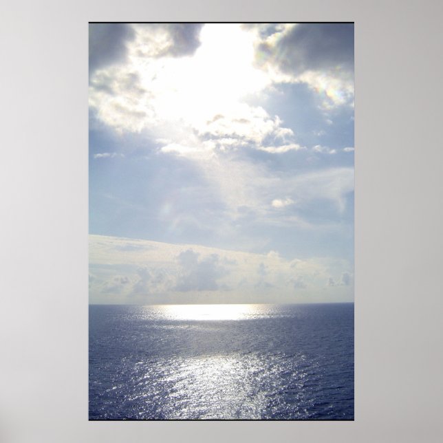Sunset from St. Thomas Poster (Front)