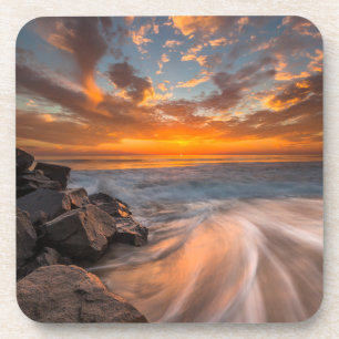 Sunset from Tamarach Beach Coaster