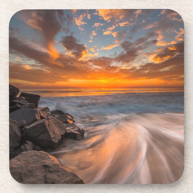 Sunset from Tamarach Beach Coaster (Front)
