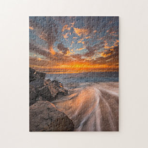 Sunset from Tamarach Beach Jigsaw Puzzle