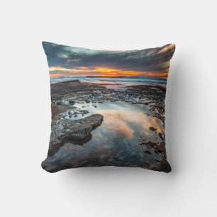 Sunset from the tide pools cushion
