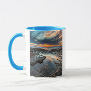 Sunset from the tide pools mug