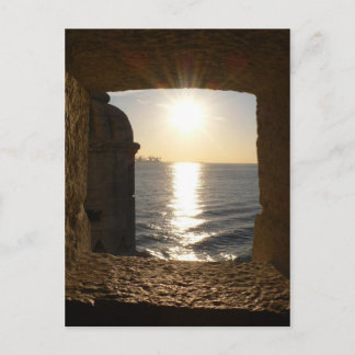 Sunset from the Tower of Lisbon Postcard