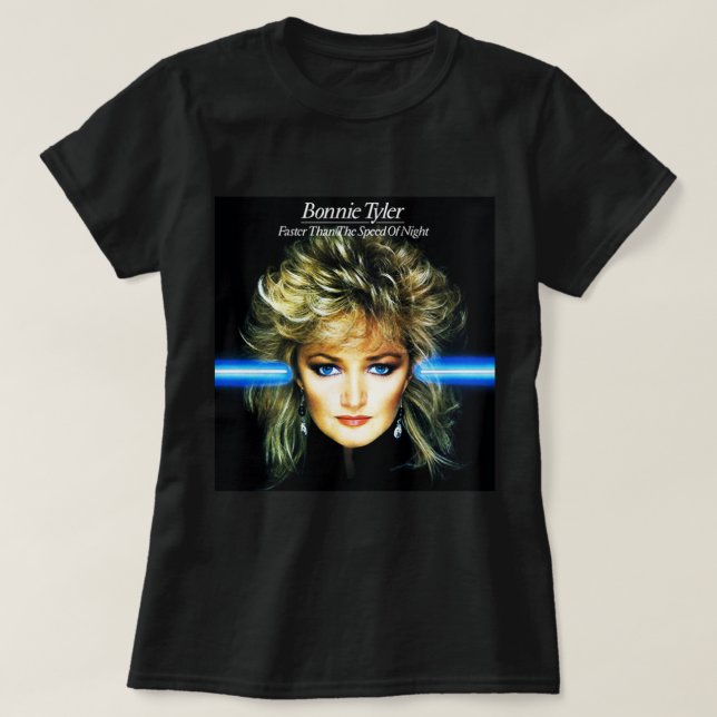Sunset Funny Eclipse  Singer Rock  80s Portrait T-Shirt (Design Front)