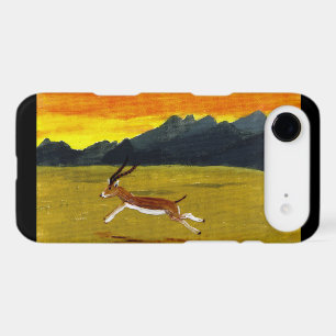 Sunset Gazelle Orange Black Case-Mate Samsung Gala