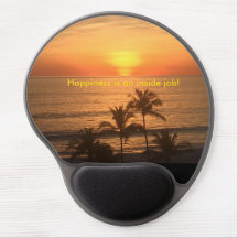 Sunset Gel Mouse Pad - Happiness