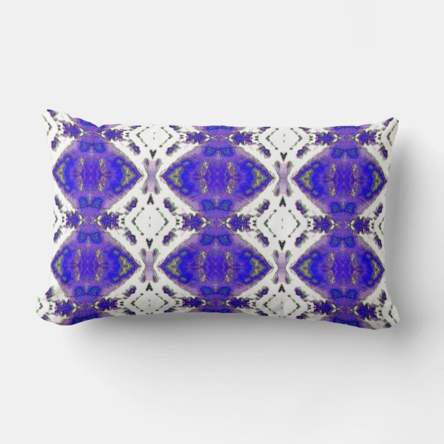 Sunset Geometric Pattern Lumbar Cushion (Front)