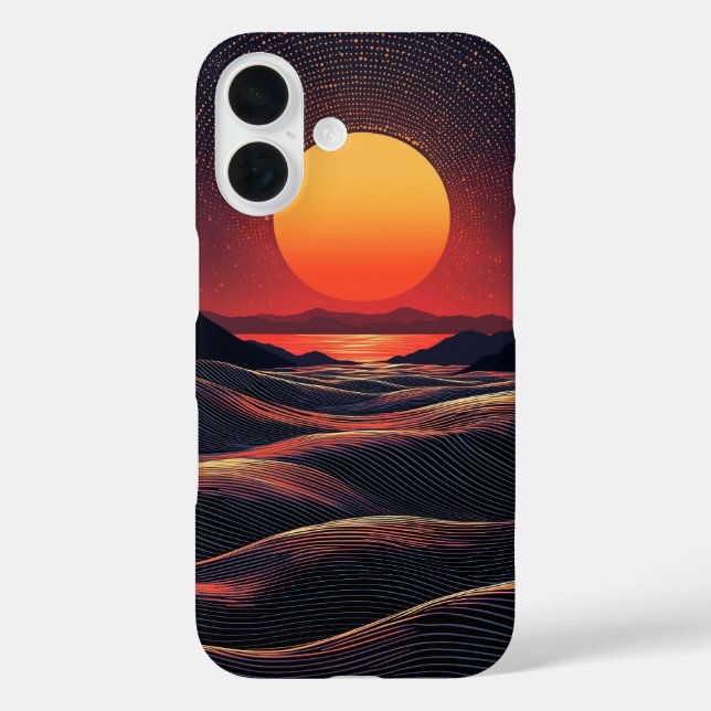 Sunset Glaze Phone Case (Back)