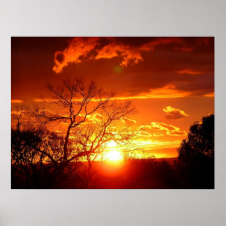 Sunset Glory  Poster