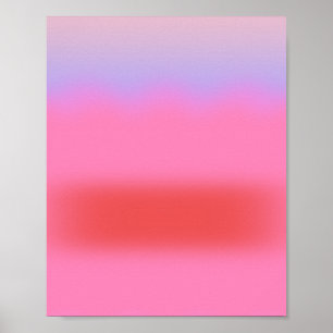 Sunset Glow Gradient Gradient Poster