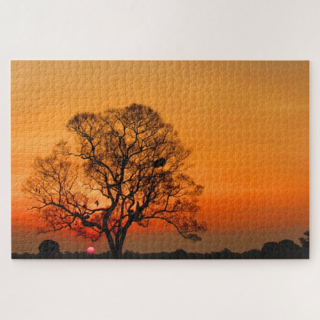 sunset glow jigsaw puzzle (Horizontal)