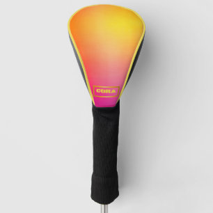 Sunset Glow Ombre Customised Golf Head Cover