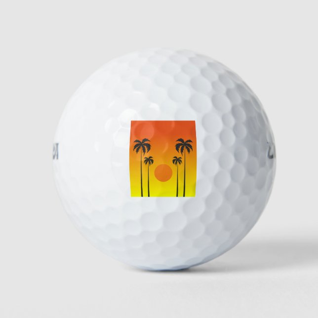 Sunset Golf Balls (Front)