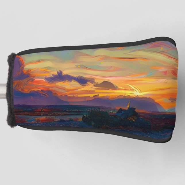 SUNSET GOLF HEAD COVER (Front)