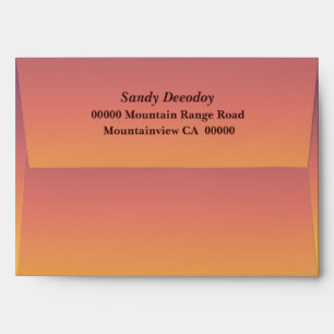 Sunset Gradient Envelope