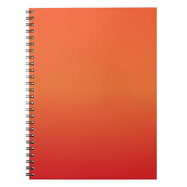 Sunset Gradient Notebook (Front)