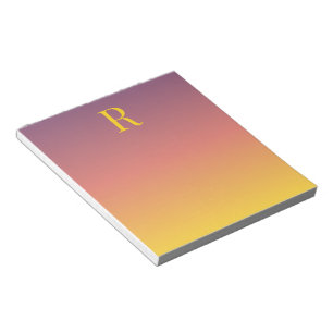 Sunset Gradient Notepad
