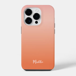 Sunset Gradient Orange and Warm Colour iPhone 14 Pro Case