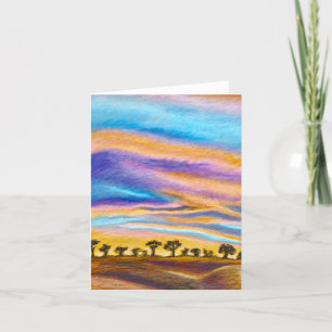Sunset Greeting card