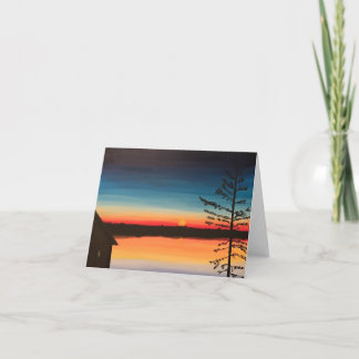 Sunset Greeting Card