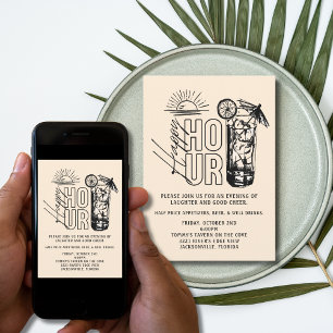 Sunset Happy Hour Invitation