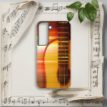 Sunset Harmony Acoustic Guitar Samsung Galaxy Case<br><div class="desc">Experience the stunning blend of a breathtaking sunset's warm colours intertwined with the sleek curves of a guitar. Perfect for music enthusiasts who appreciate a seamless mix of artistic beauty and practical design.</div>