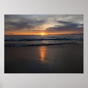 Sunset Hawaiian Poster