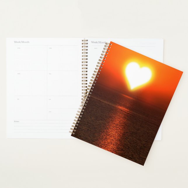 Sunset Heart Planner (Display)