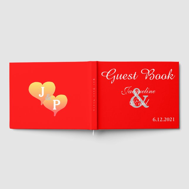 Sunset Hearts Red Wedding Book (Full)