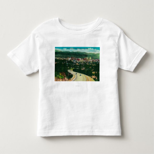 Sunset Highway entering Spokane from the West Toddler T-Shirt (Front)