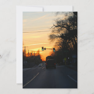 Sunset Holiday Card