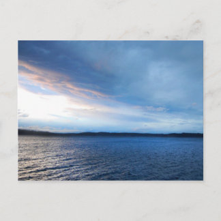 Sunset, Hood Canal Postcard