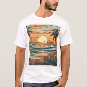 "Sunset Horizon Beach Vibes T-Shirt